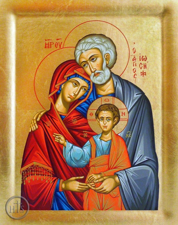 HolyTrinityStore Picture - The Holy Family, Serigraph Orthodox Icon