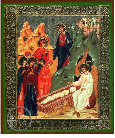 HolyTrinityStore Photo - The Holy Myrrh Bearing Women at the Tomb, Orthodox Icon