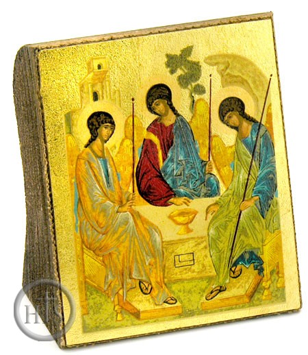 Picture - The Holy Trinity (Old Testament Trinity), Serigraph Mini Icon