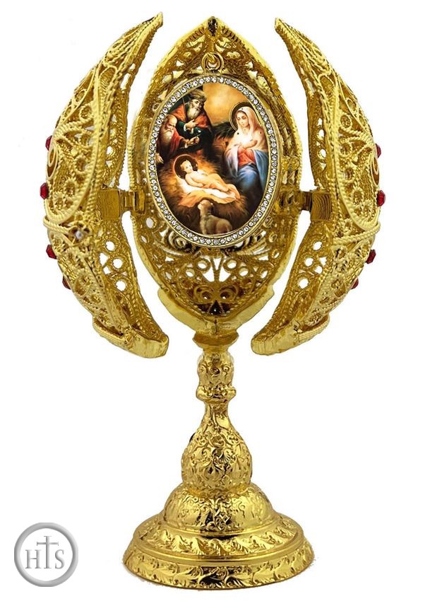Product Picture - The Nativity, Filigree Style Icon Egg, 6