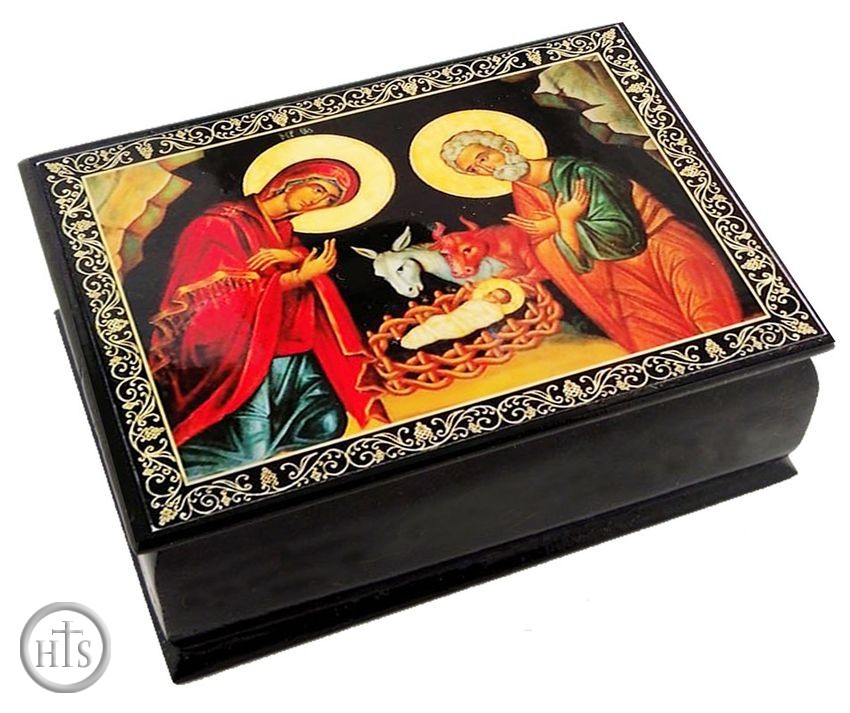 Product Picture - The Nativity, Wooden Icon Box