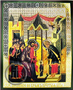 HolyTrinityStore Picture - Presentation of Virgin Mary, Orthodox Christian Icon, Medium