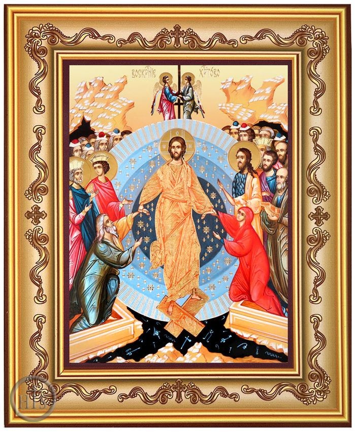 Product Image - The Resurrection, Decent Into Hell, Orthodox Framed Icon