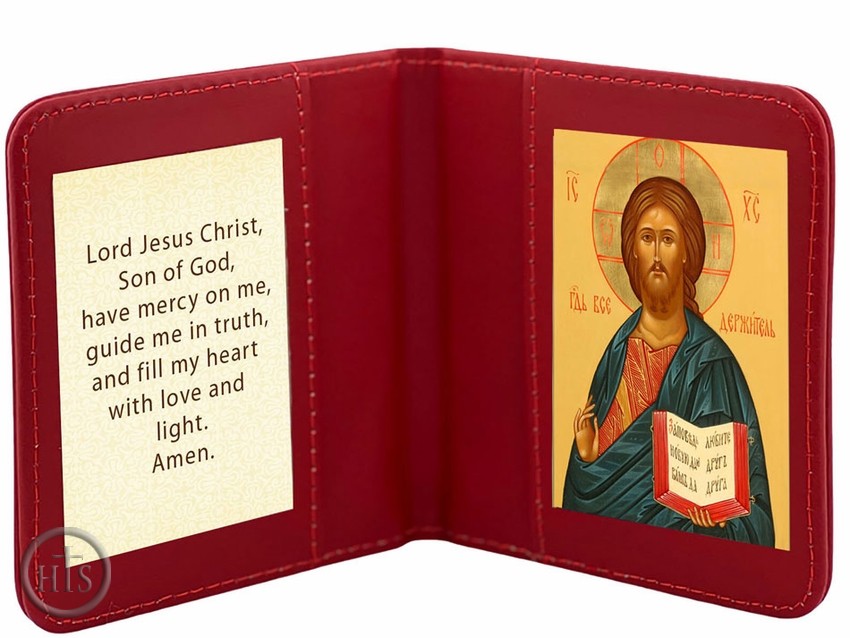 Picture - Travel Prayer Book with The Christ Icon and Prayer