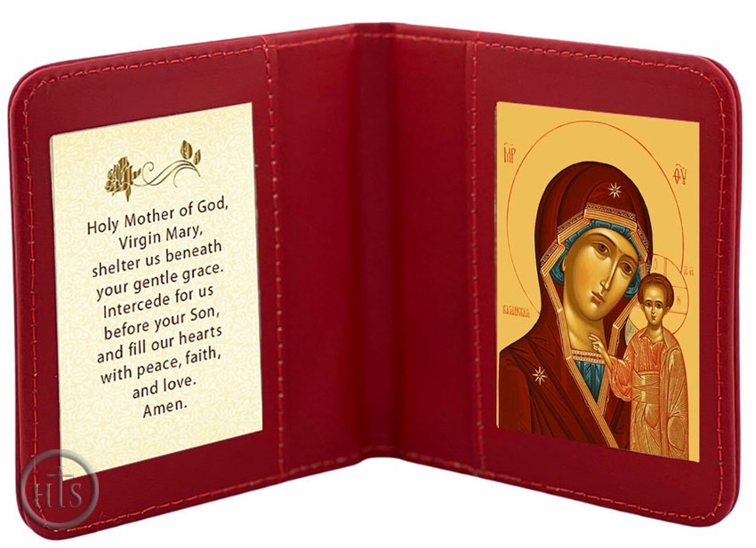 HolyTrinityStore Picture - Travel Prayer Book with Virgin of Kazan Icon and Prayer