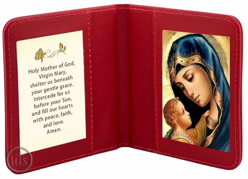 HolyTrinityStore Picture - Travel Prayer Book with Virgin Mary and Christ Child  and Prayer