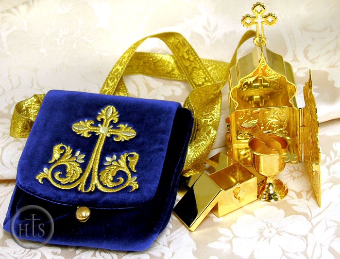 Product Photo - Travel Tabernackle with Carrying Velvet Embroidered Pouch SET