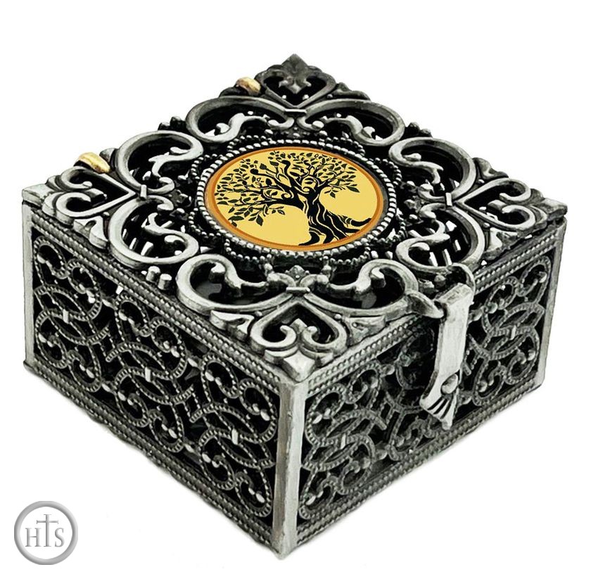 Picture - Tree of Life, Filigree Keepsake Icon Box, Small