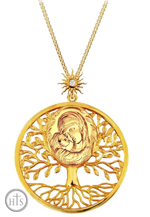 HolyTrinityStore Image - Silver, Gold Plated  Pendant 