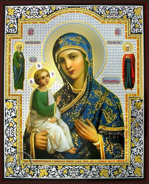 Product Picture - Virgin of Jerusalem, Orthodox Christian Mini Icon