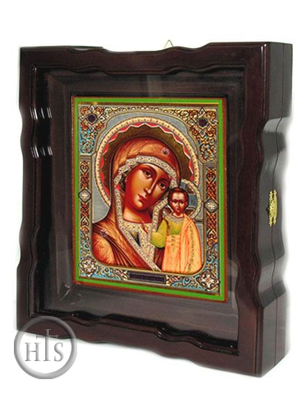 Picture - Virgin of Kazan in Kiot with Glass door