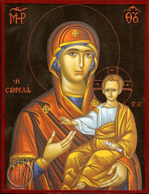 Image - Virgin Mary Smolenskaya, Orthodox Icon, Made in Greece 