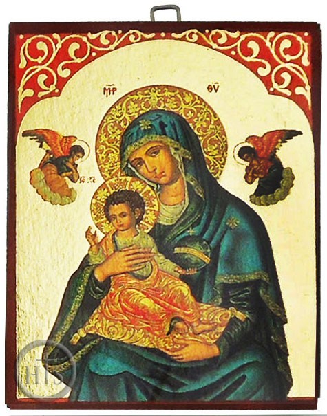 Image - Virgin Mary and Child, Greek Orthodox Byzantine Mini Icon