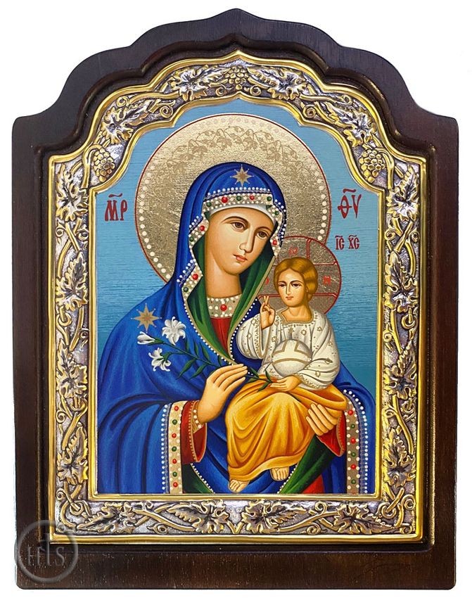 Image - Virgin Mary Eternal Bloom, Orthodox Christian Serigraph Icon