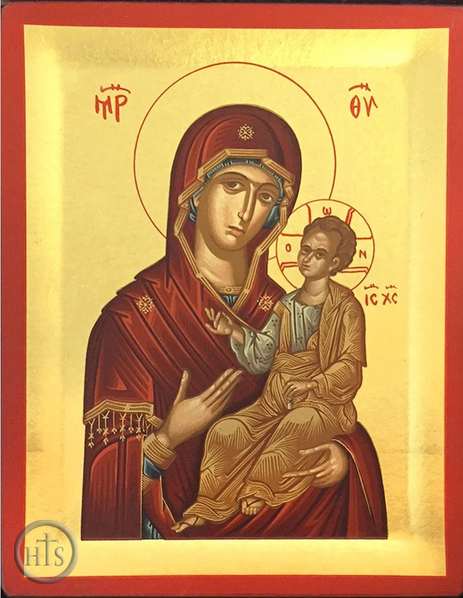 Image - Virgin Mary Hodegetria (Pointing The Way), Serigraph Orthodox Icon