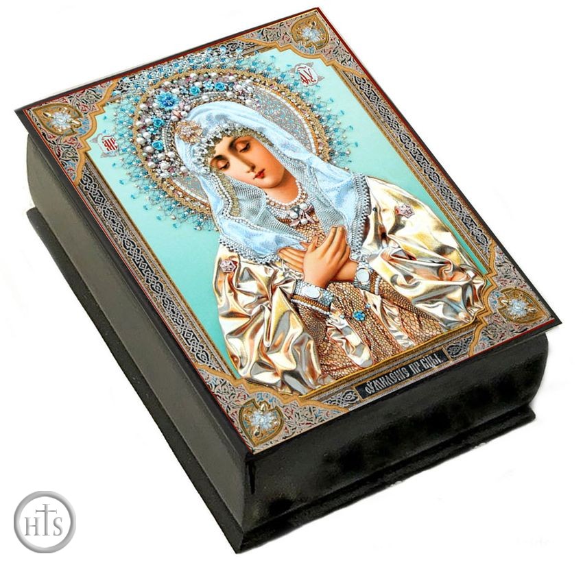 Product Picture - Virgin Mary the Extreme Humility, Keepsake Wooden Box