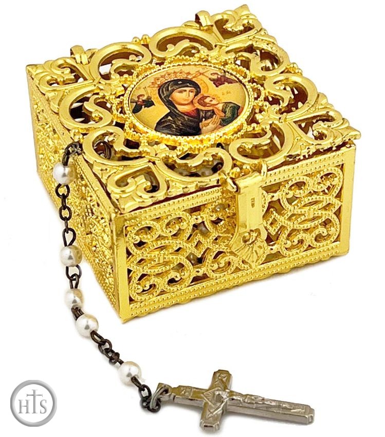 Picture - Virgin Mary Perpetual Help, Keepsake Icon Box, Small