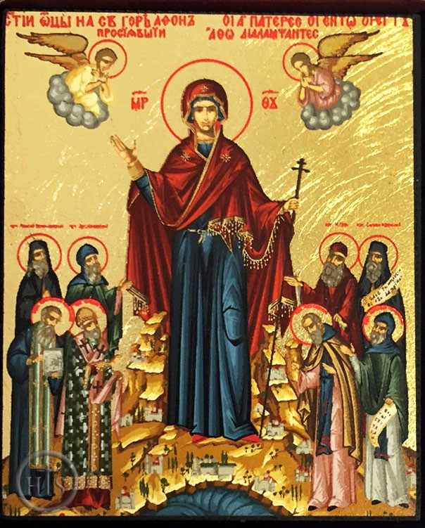 Image - Virgin Mary of Mt. Athos, Serigraph Mini Icon 