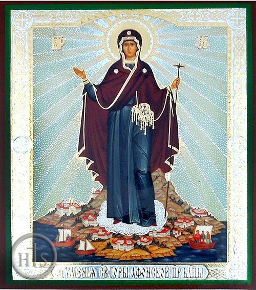 Image - Virgin Mary of Athos, Russian  Orthodox Icon