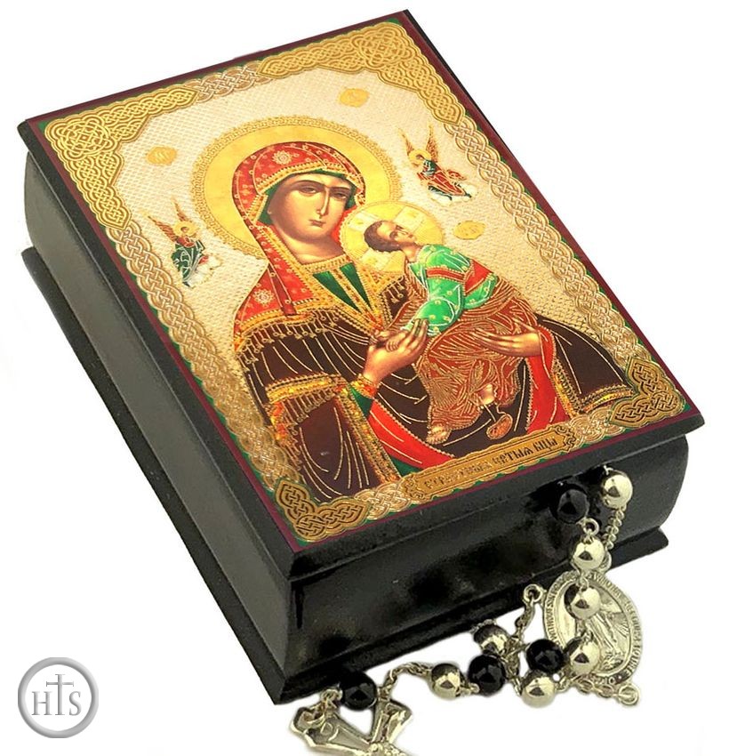 Image - Virgin Mary of Passions, Keepsake Rosary Icon Box