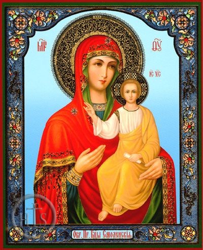 HolyTrinityStore Picture - Virgin Mary of Smolensk, Orthodox Christian Icon