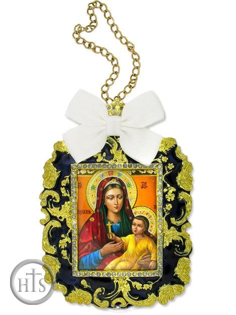 Photo - Virgin Mary, Ornament Icon, Blue