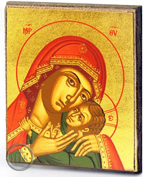 Picture - Madonna & Child, Byzantine Serigraph Mini Icon