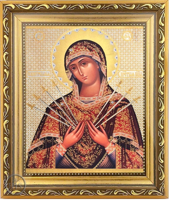 Product Pic - Virgin Mary of Sorrows,  Framed Orthodox Icon