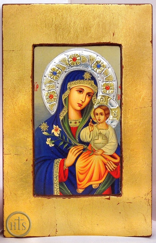 Picture - Virgin Mary the Eternal Bloom, Serigraph Greek Orthodox Icon