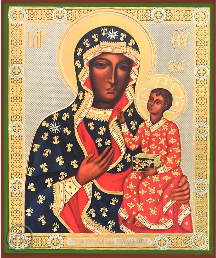 Product Image - Virgin of Czestochova, Orthodox Christian Icon Large