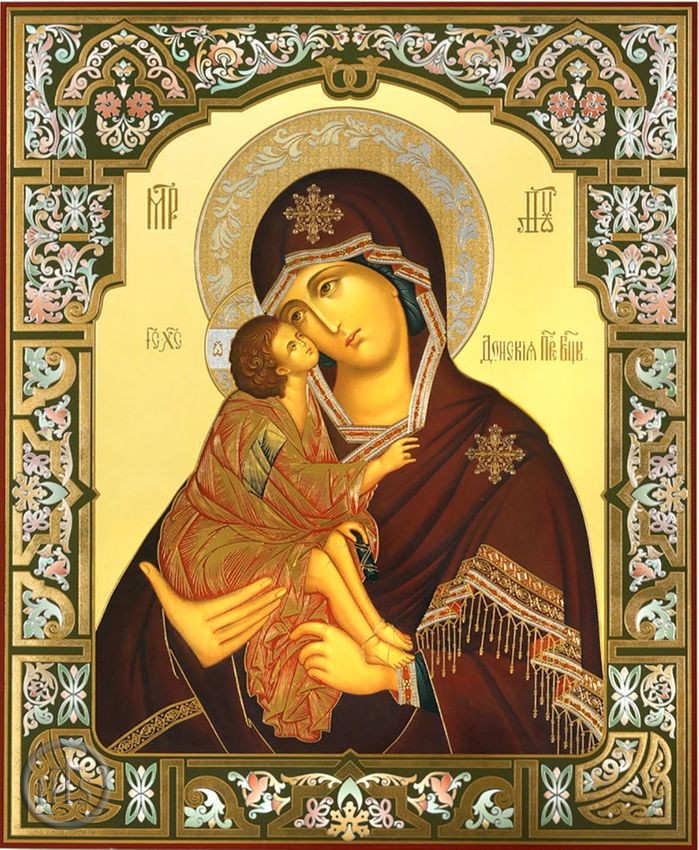 Photo - Virgin Mary Donskaya, Orthodox Christian Icon 