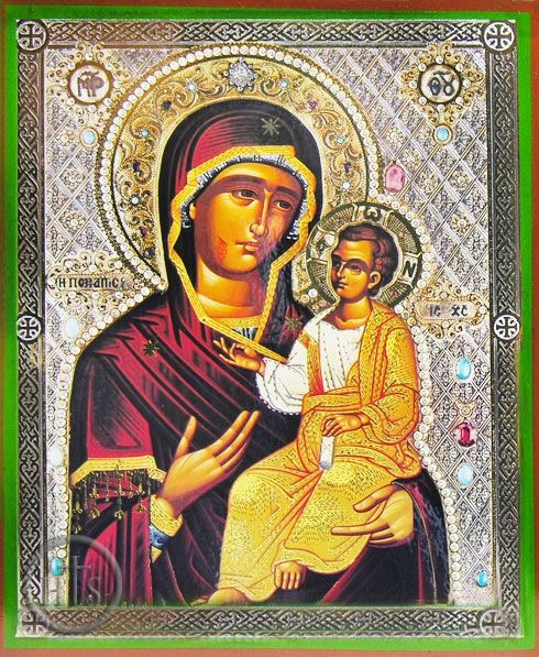 Product Image - Virgin Mary Iverskaya, Orthodox Christian Icon, Small