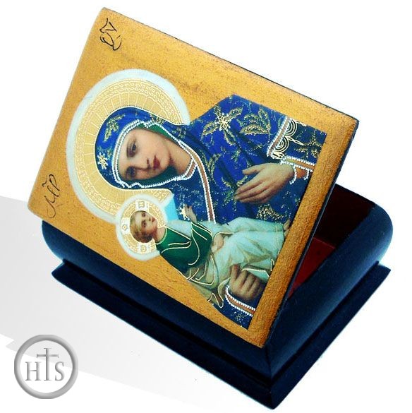 Picture - Virgin of Jerusalem, Decoupage Icon Box 