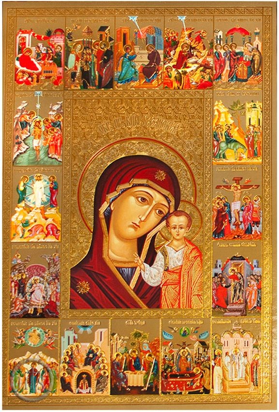 Image - Virgin of Kazan, Orthodox icon with Major Feast Days
