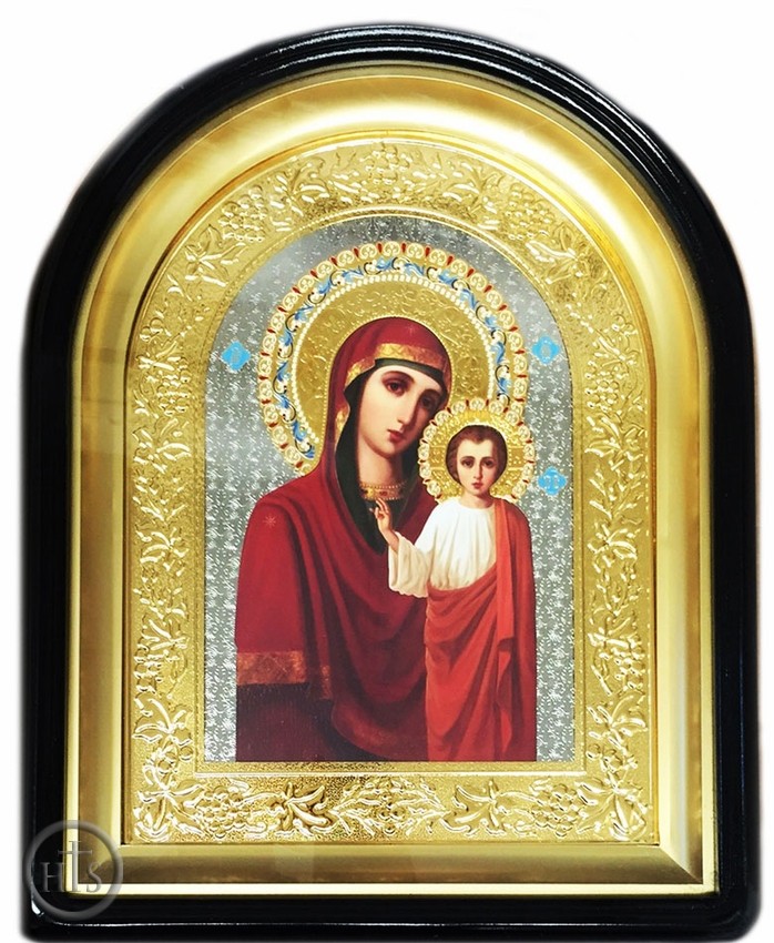 HolyTrinityStore Photo - Virgin of Kazan, Framed Orthodox Icon With Glass