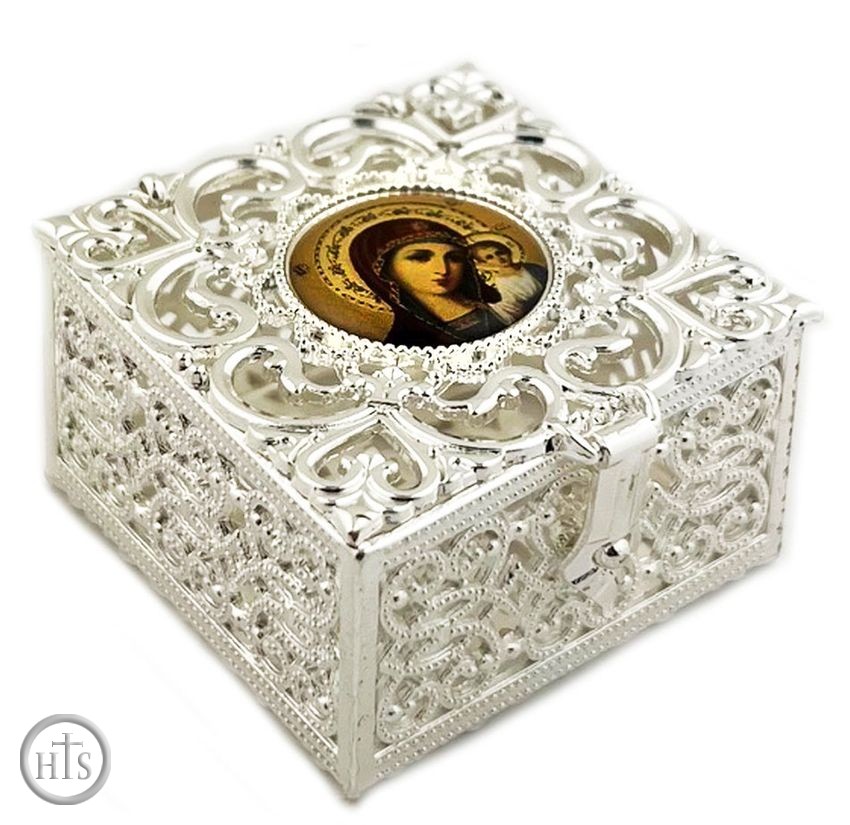 Image - Virgin of Kazan, Filigree Keepsake Icon Box, Small