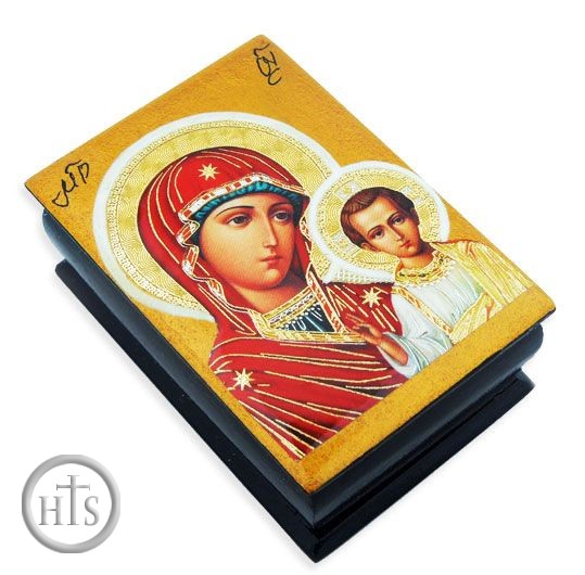 HolyTrinity Pic - Virgin of  Kazan, Decoupage Icon Box