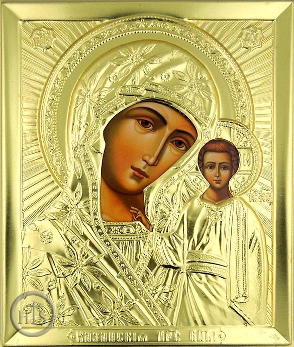 HolyTrinityStore Photo - Virgin of Kazan, Orthodox Christian Riza Icon