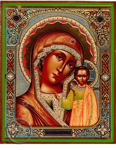 Pic - Virgin of Kazan, Orthodox Icon - SF-42