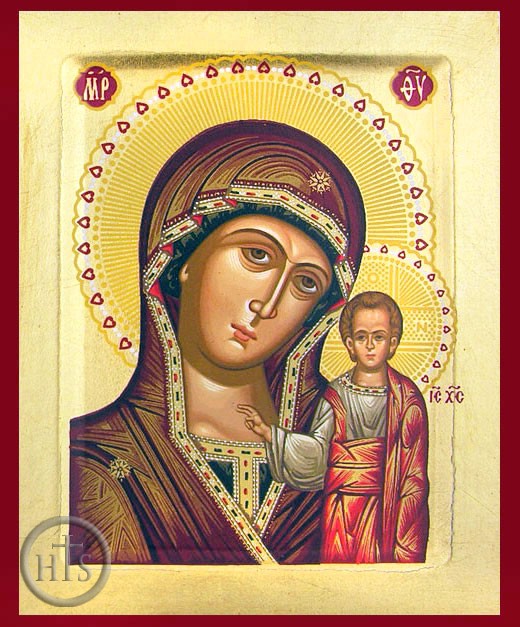 Product Pic - Virgin of Kazan, Serigraph Orthodox Icon