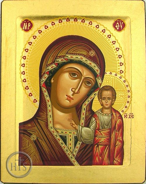 Image - Virgin of Kazan, Serigraph Icon, Medium