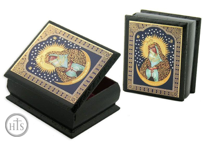Product Pic - Virgin of Ostrobramska, Decoupage Icon Box