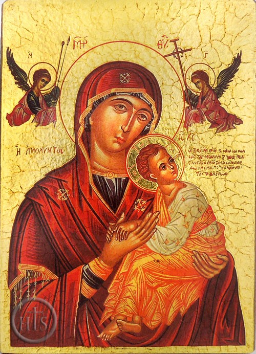 Product Image - Virgin of Passion - Lady of Perpetual Help, Greek Orthodox Byzantine  Icon