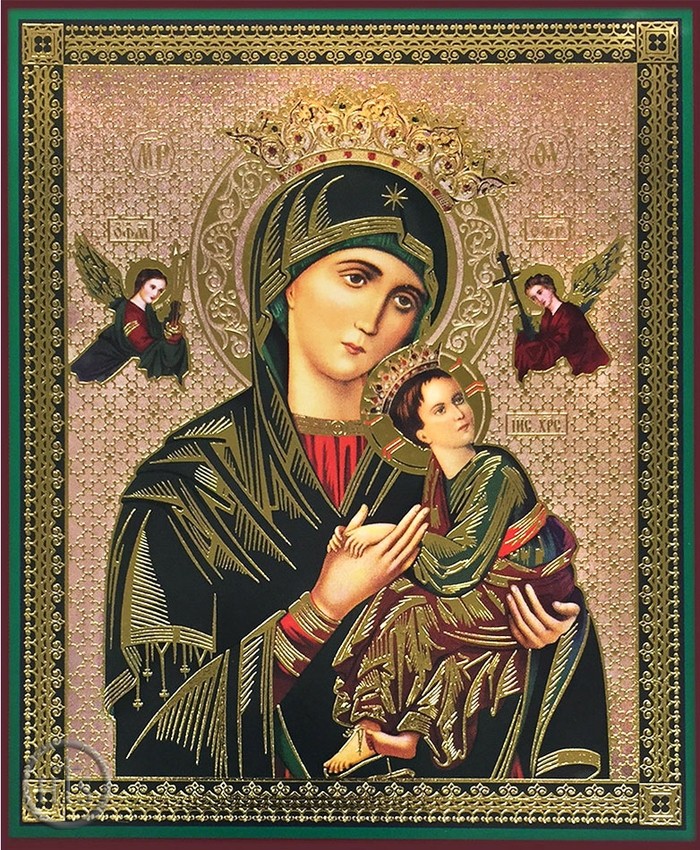 Product Picture - Virgin Mary of Passion - Lady of Perpetual Help,  Orthodox Christian Icon