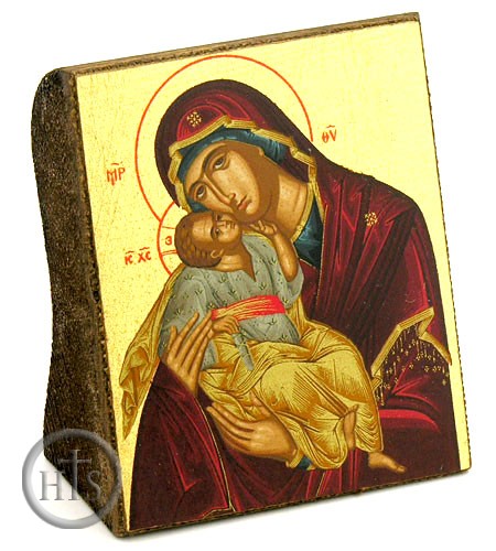 Product Image - Virgin of Tenderness (Glykophilousa) , Orthodox Serigraph Mini Icon