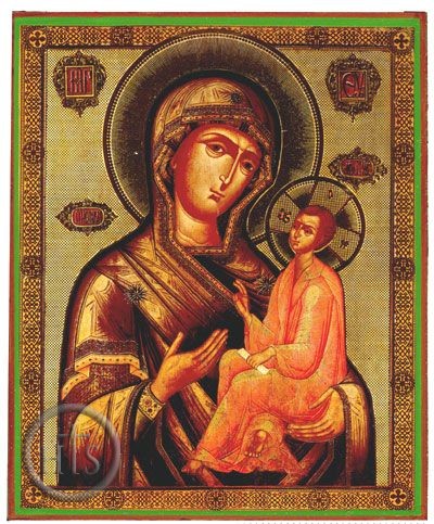 Photo - Virgin Mary of Tikhvin (Tikhvinskaya),  Orthodox Christian Icon  