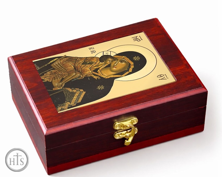 Pic - Virgin Mary of Don, Wall Hanging Framed Greek Icon Box