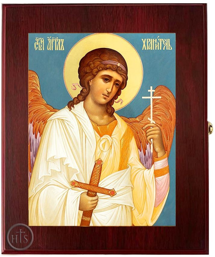 Photo - Guardian Angel, Wall Hanging Sacred Framed Icon Box