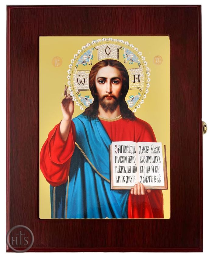 Product Picture - Christ The Teacher, Wall Hanging Sacred Framed Icon Box
