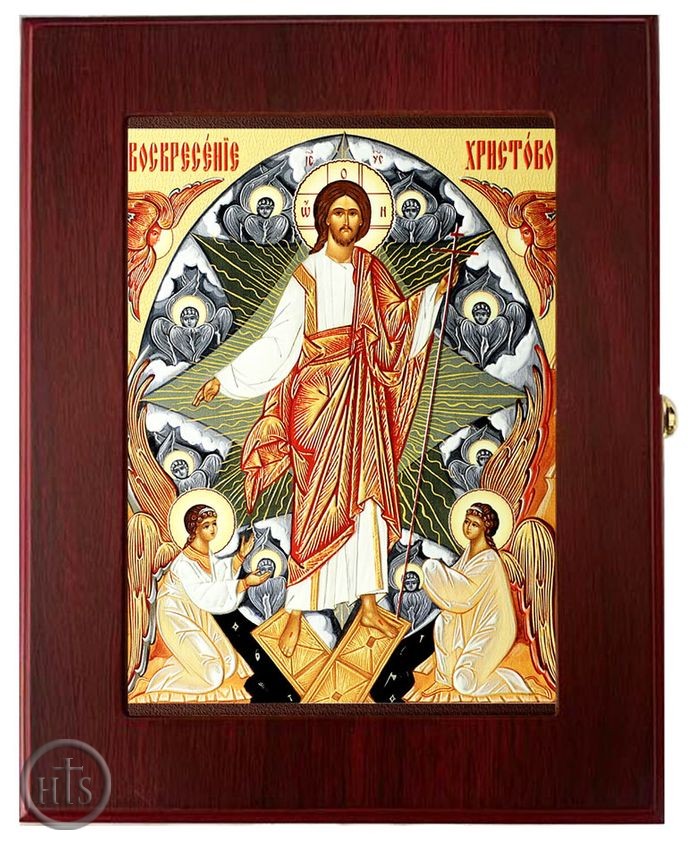 Product Image - The Resurrection, Wall Hanging Sacred Framed Icon Box